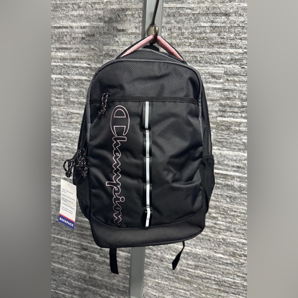NWT Champion Black and Pink Backpack